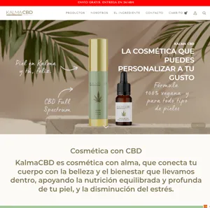 Página de inicio de KalmaCBD