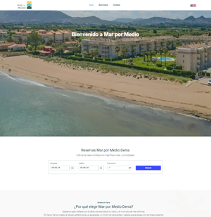 MAR POR MEDIO · Proyecto WordPress