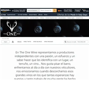 Ejemplo de tienda oficial de ONE