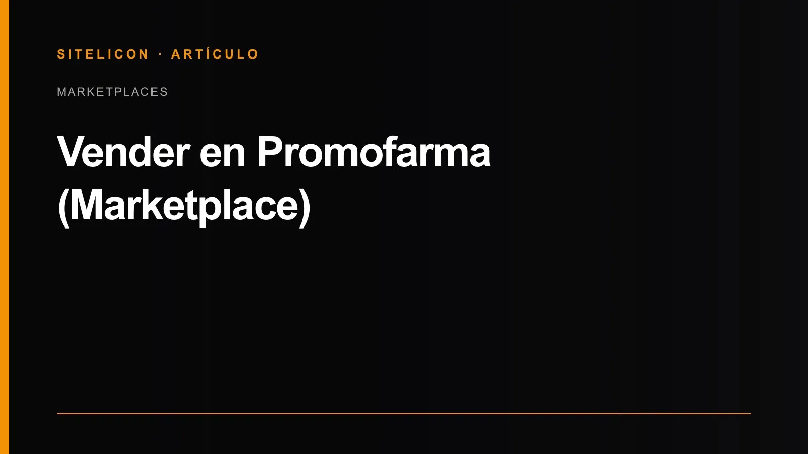 Portada del artículo: Vender en Promofarma Marketplace