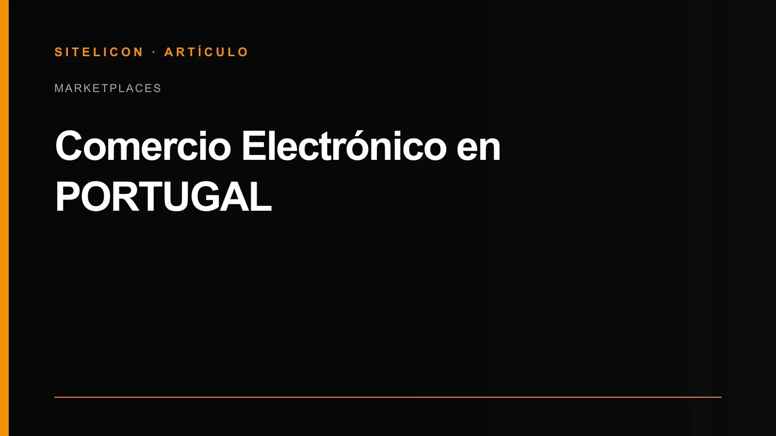 Portada del artículo: comercio electrónico en Portugal