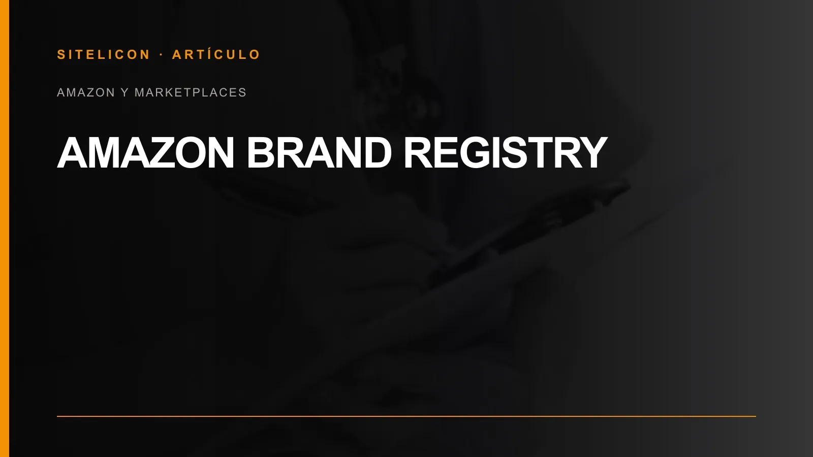 Portada del artículo: Amazon Brand Registry