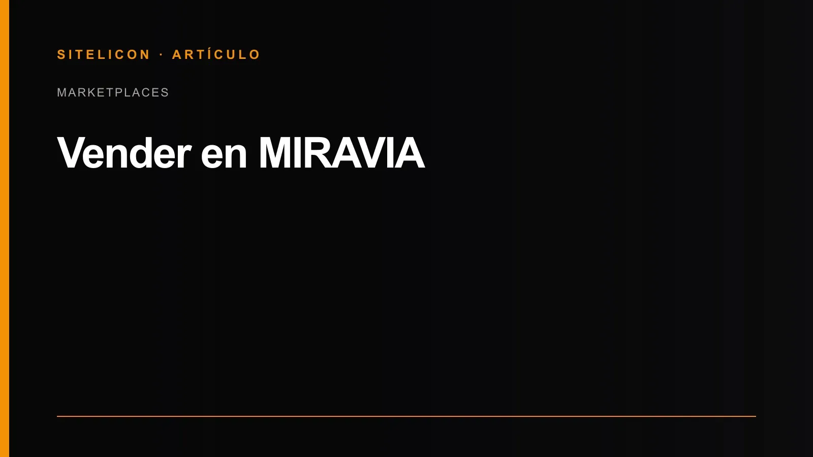 Portada del artículo: Vender en Miravia
