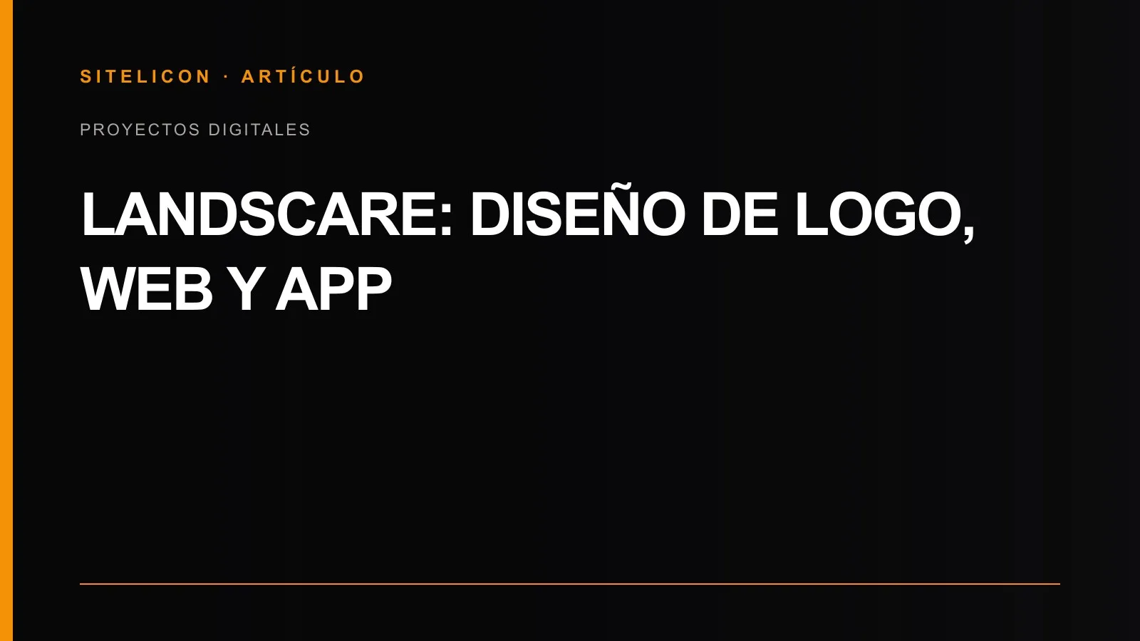 Portada del proyecto digital de Landscare