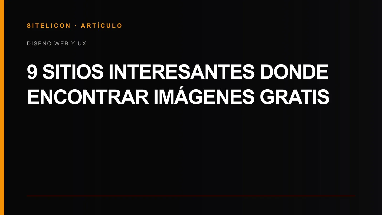 Portada del artículo: 9 sitios interesantes donde encontrar imágenes gratis