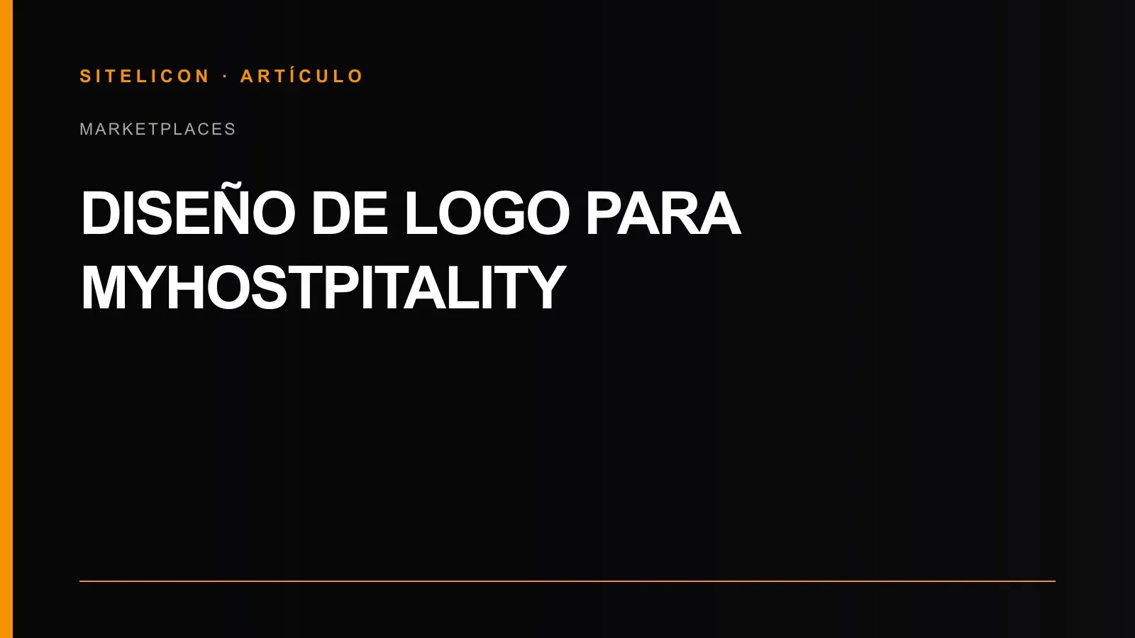 Portada del artículo: Diseño de identidad y web para MyHOSTpitality