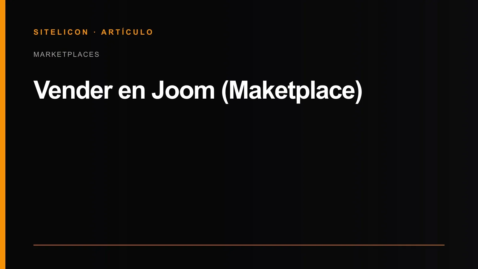 Portada del artículo: Vender en Joom Marketplace