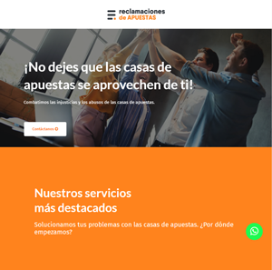 RECLAMACIONES DE APUESTAS · Proyecto WordPress