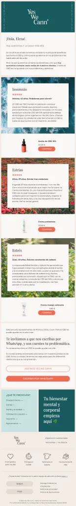 Yes We Cann' · Email Marketing y Automatización